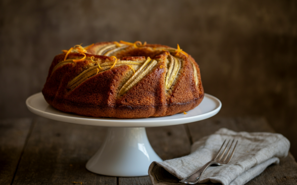 Bolo de Banana, Maçã e Laranja: Receita Fácil
