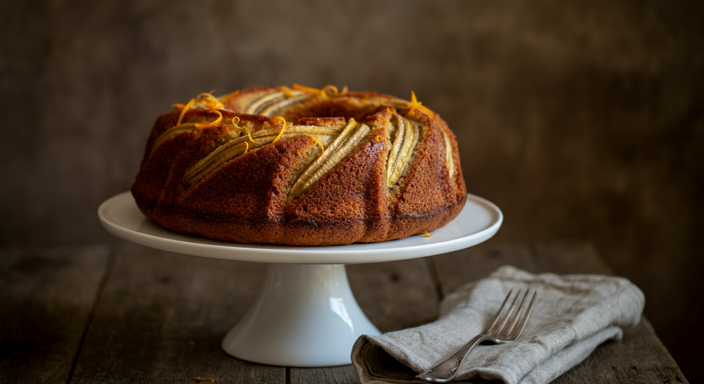 Bolo de Banana, Maçã e Laranja: Receita Fácil