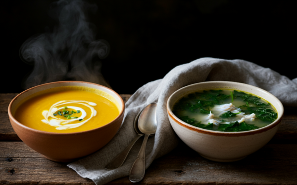 Sopa Cremosa x Caldo Magro: Qual o Melhor?