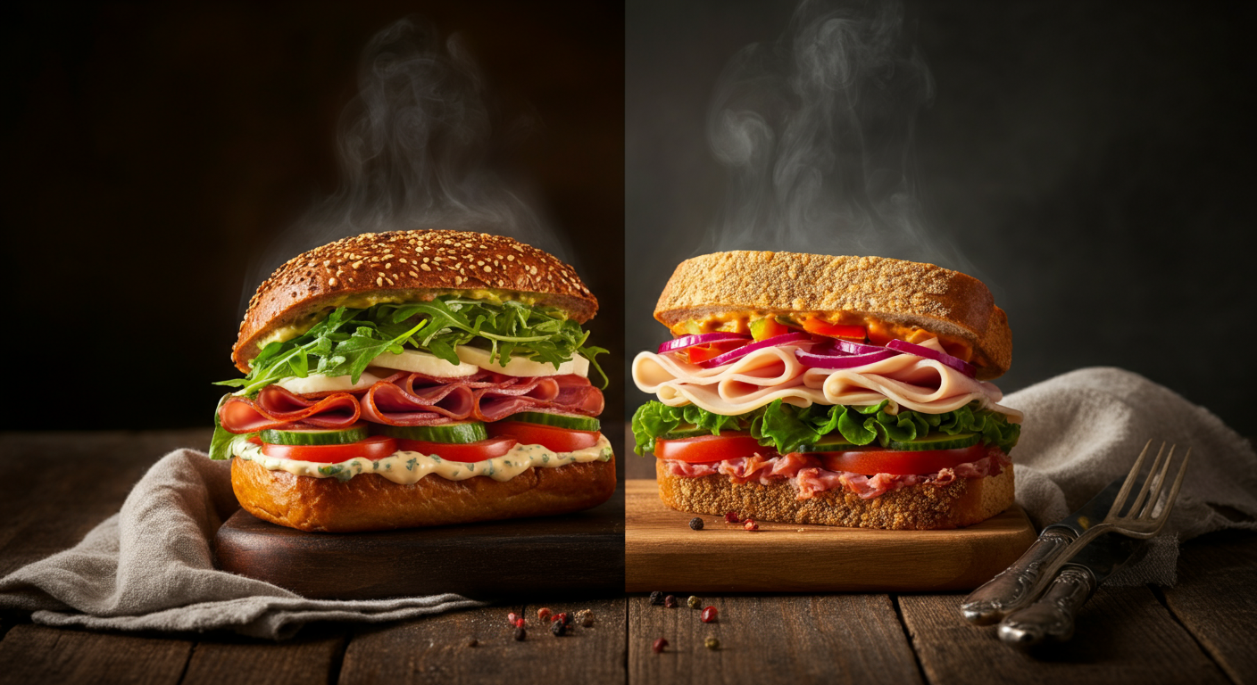Sanduíche Gourmet vs. Tradicional: O Duelo de 2026