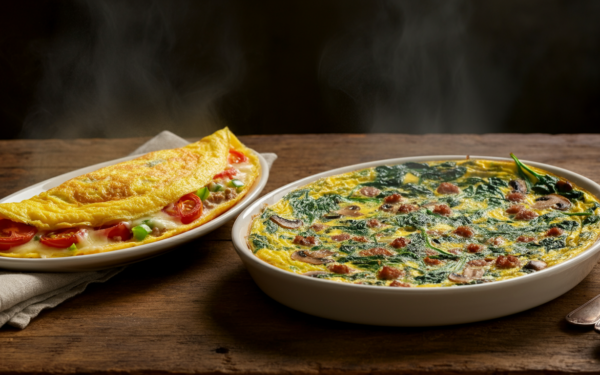 Omelete Recheado x Frittata: Qual a Diferença?
