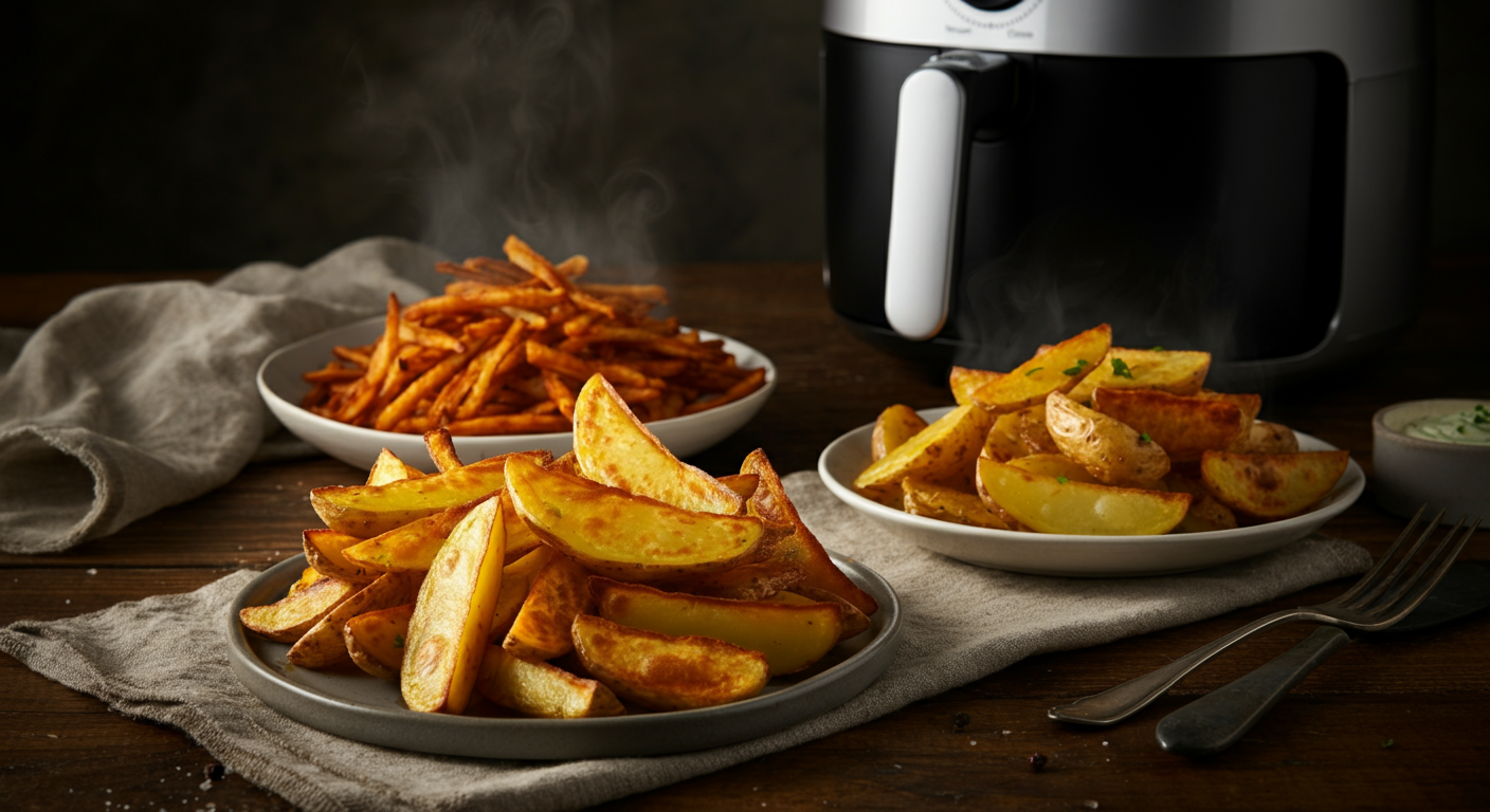 Batata na Airfryer 2026: Guia Frita, Rústica e Chips