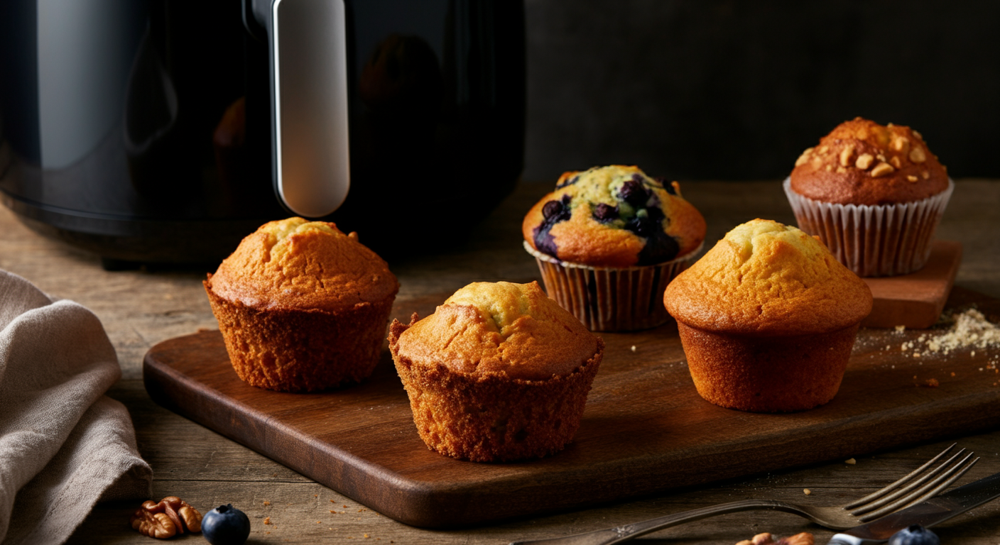 Muffins na Airfryer: 5 Receitas Fáceis e Rápidas
