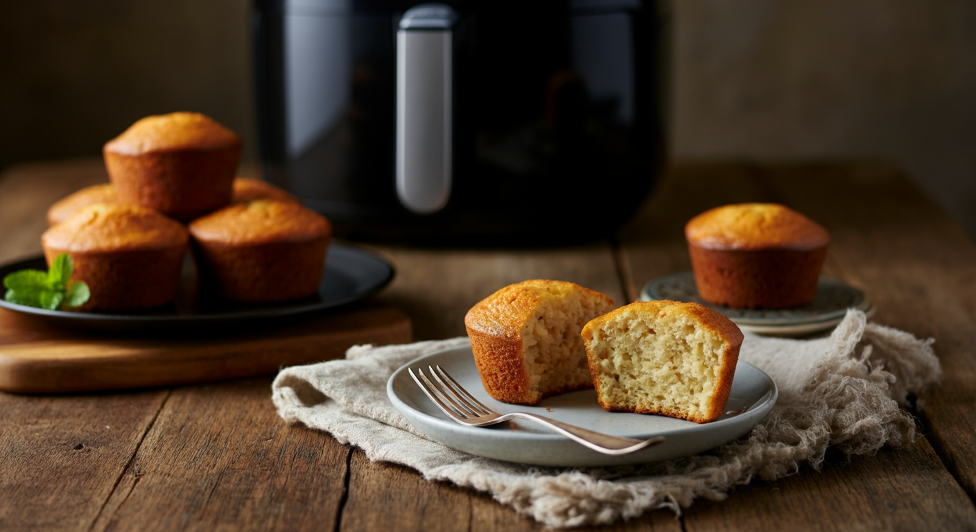 Segredos de Ouro: Muffins Perfeitos na Airfryer