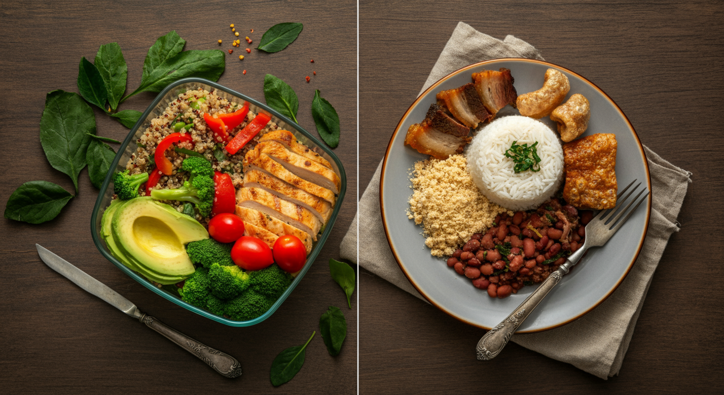 Marmita Fit vs. Comida Tradicional: Guia Definitivo 2026