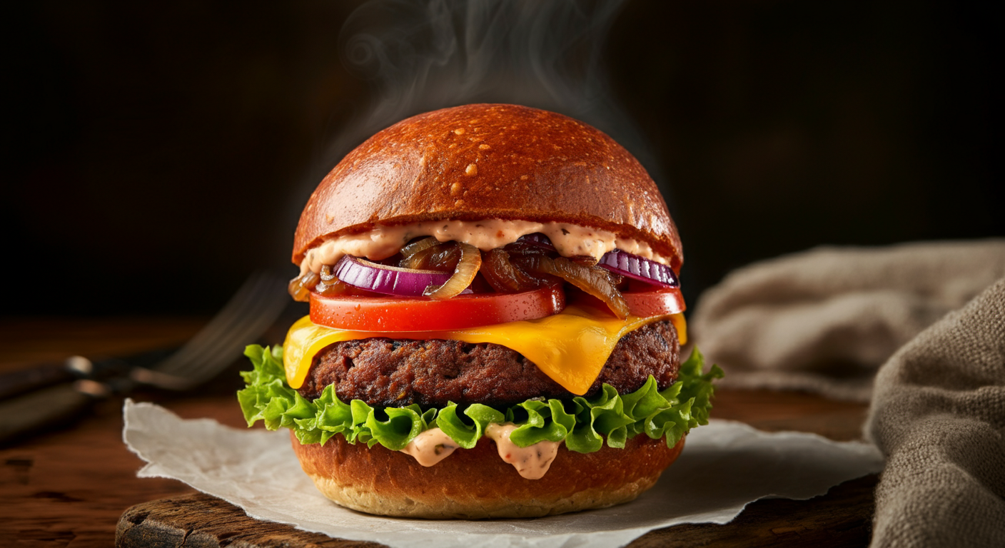 Carne do Futuro: Hambúrguer Artesanal Vegano 2026