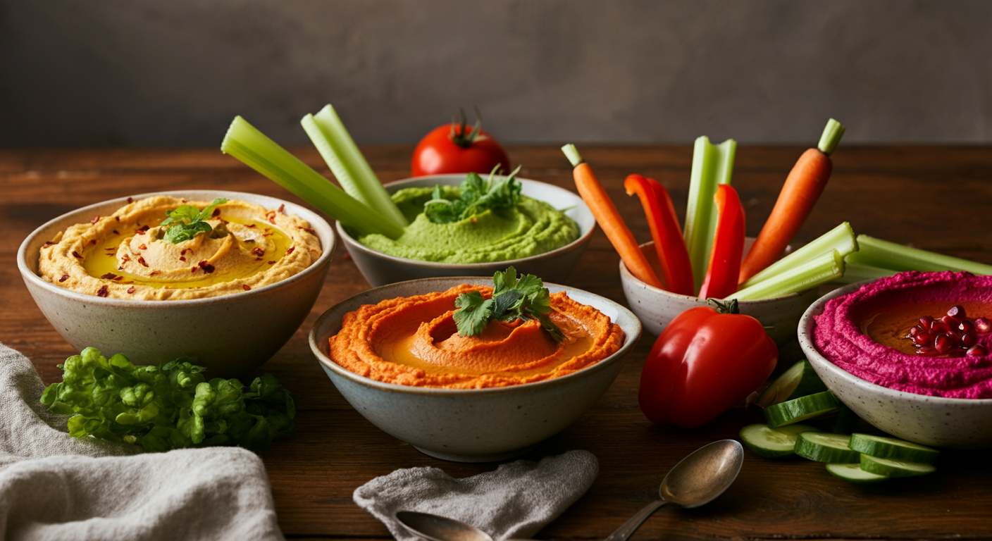 Dips Veganos: Guia Completo de Tendências e Sabores 2026