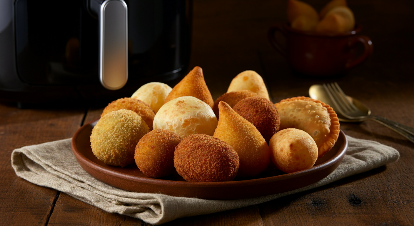 Salgadinhos na Airfryer 2026: O Guia Definitivo e Completo