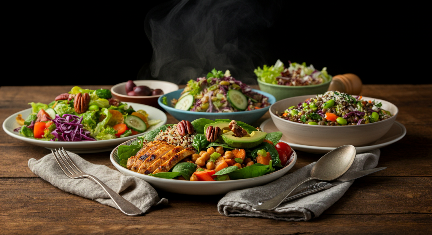 +5 Saladas Nutritivas e Rápidas para Refeições [2026]