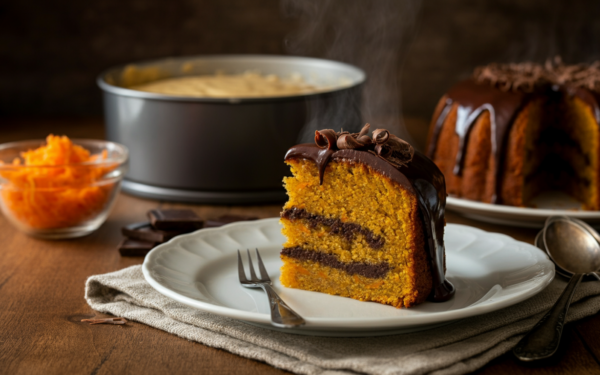 Bolo de cenoura com chocolate em apenas 5 passos - Estadão