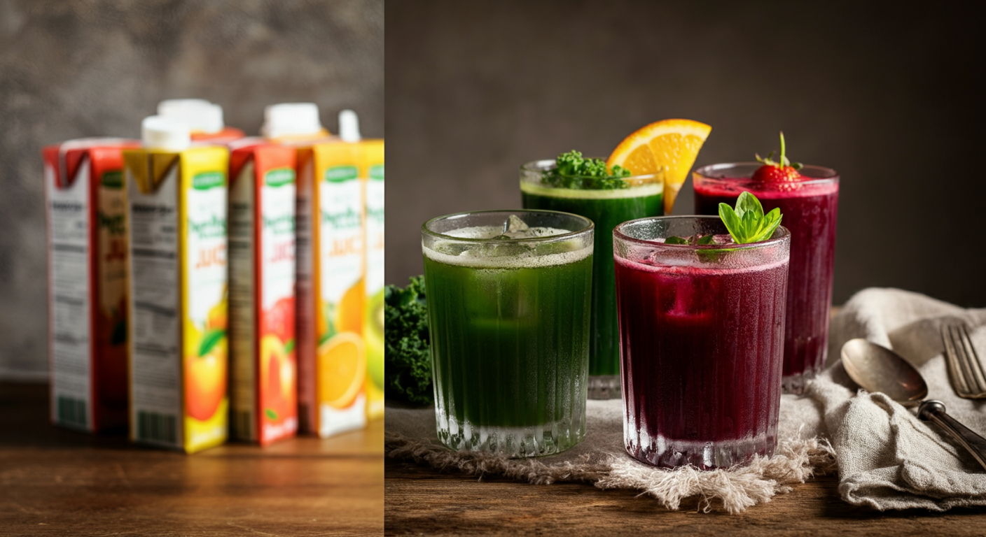 Sucos Industrializados x Naturais: Guia Definitivo 2026