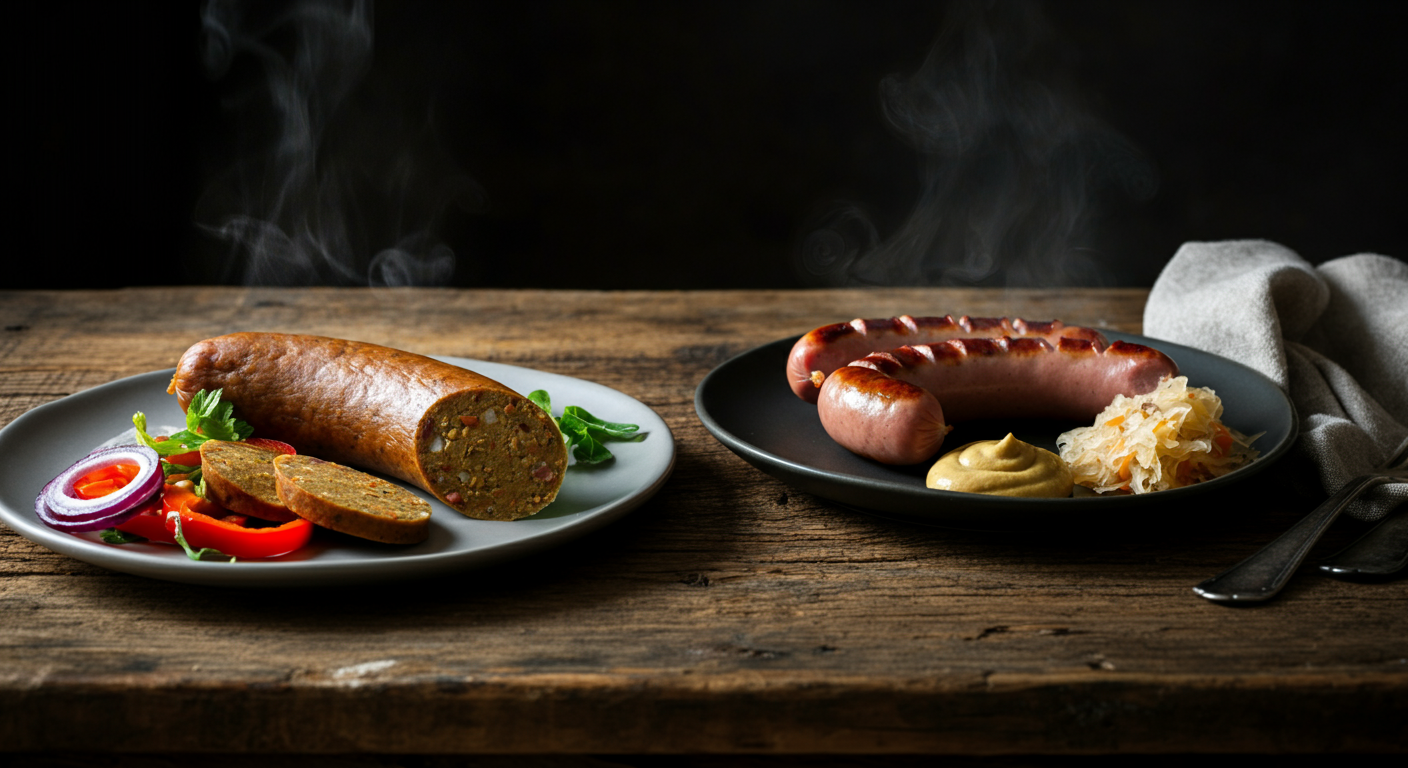 Salsicha Vegana x Tradicional: Análise Completa 2026