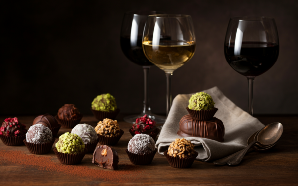 Harmonização: Trufas Gourmet e Vinhos Nobres