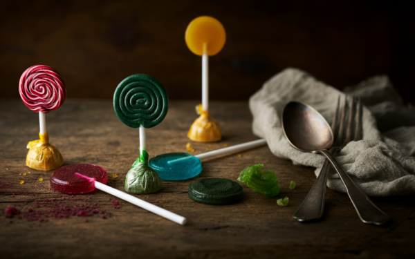 Corantes Naturais vs Artificiais: Pirulitos em 2026