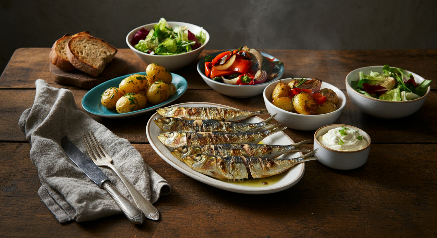 Acompanhamentos para Sardinha Assada: Guia Definitivo 2026