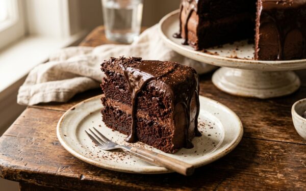 Bolo de Chocolate Molhadinho com Cobertura Cremosa: Receita da Vovó