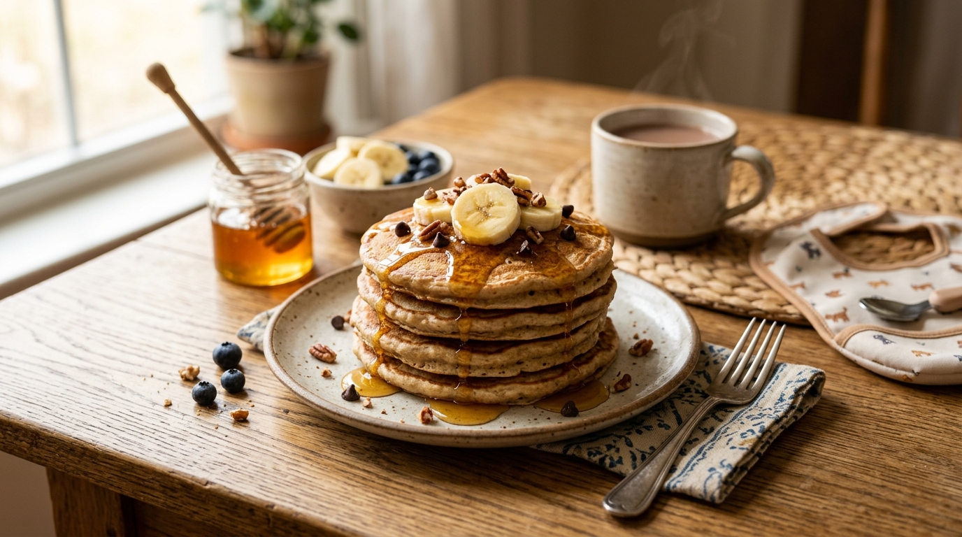 Panqueca de Banana Saudável para Crianças: Receita Fácil e Fofinha