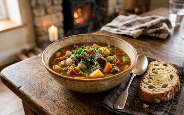 Sopa de Legumes com Carne Aconchegante: Receita para Dias Frios