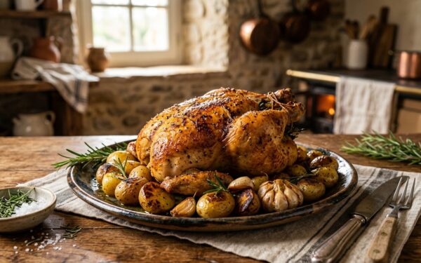 Frango Assado de Padaria na Airfryer ou Forno: Suculento por Dentro e Pele Dourada Crocante da Vó