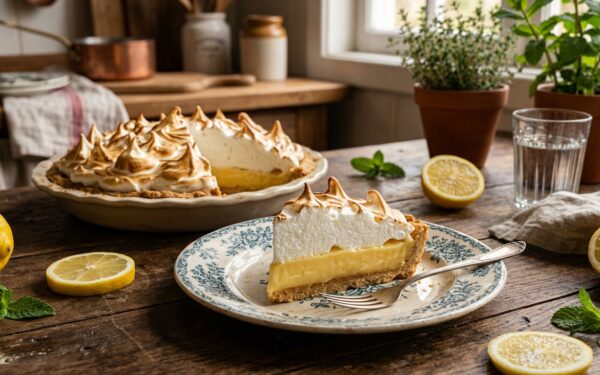 Torta de Limão Fácil com Massa de Biscoito e Merengue Suíço da Vó: O Segredo do Creme Firme sem Gelatina