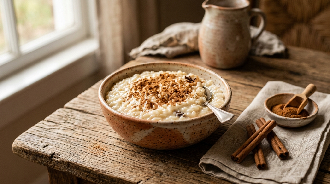 Arroz Doce Cremoso com Leite Condensado e Canela: O Abraço Aconchegante da Vovó