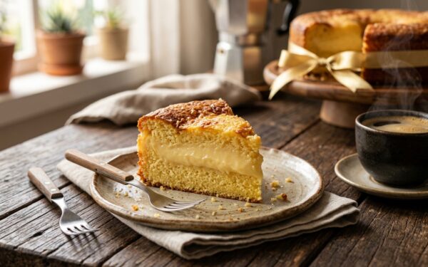 Bolo de Fubá Cremoso com Goiabada que Não Afunda: O Segredo Tradicional da Vovó