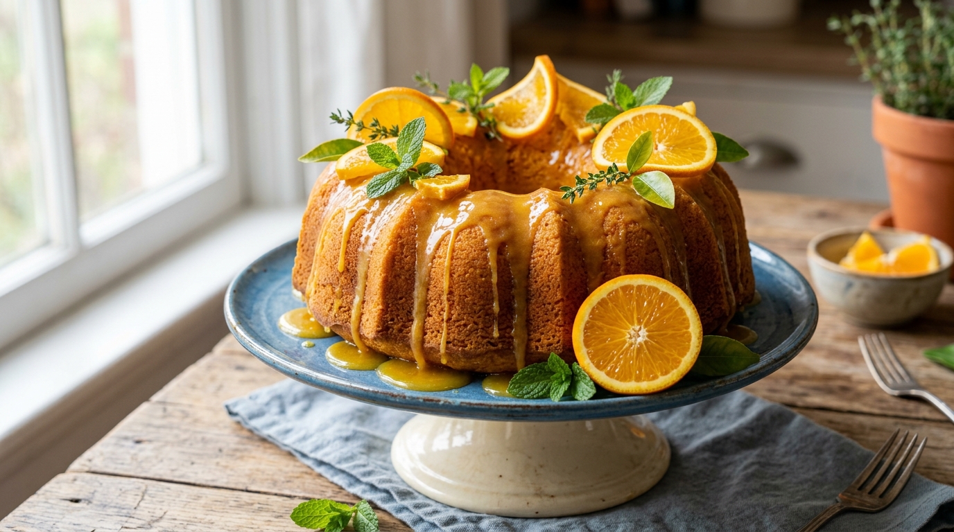 Bolo de Laranja Fofinho de Liquidificador com Calda Molhadinha: O Clássico da Vovó