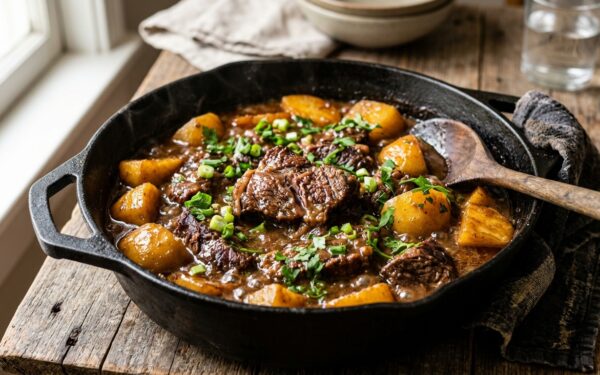 Carne de Panela com Batata Suculenta e Molho Encorpado da Vovó: O Segredo do Ponto Perfeito